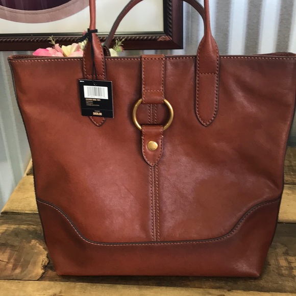 Frye Handbags - Frye brown leather tote NWT